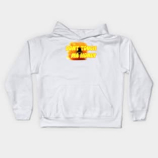 Don't touch my honey Kids Hoodie